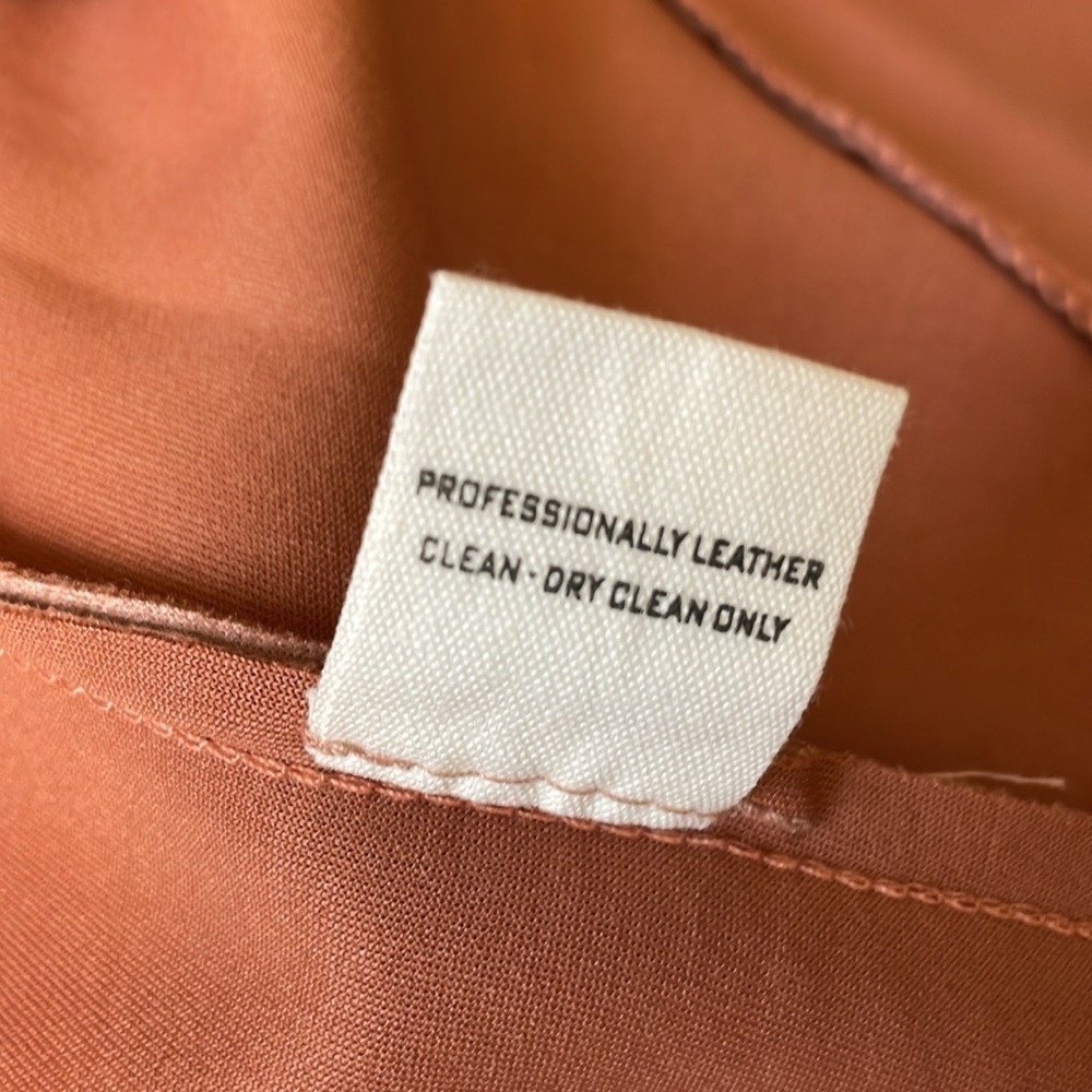 🎉🎉🎉Host Pick 🎊🎊🎊NWT. Boho E & M Faux Leather Moto Jacket Soft Blush. Medium - Picture 8 of 12